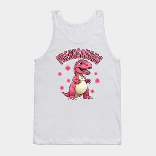 Pregosaurus, Pregnant Tyrannosaurus Rex Tank Top